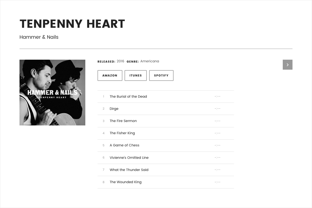 The background of the Hammer theme